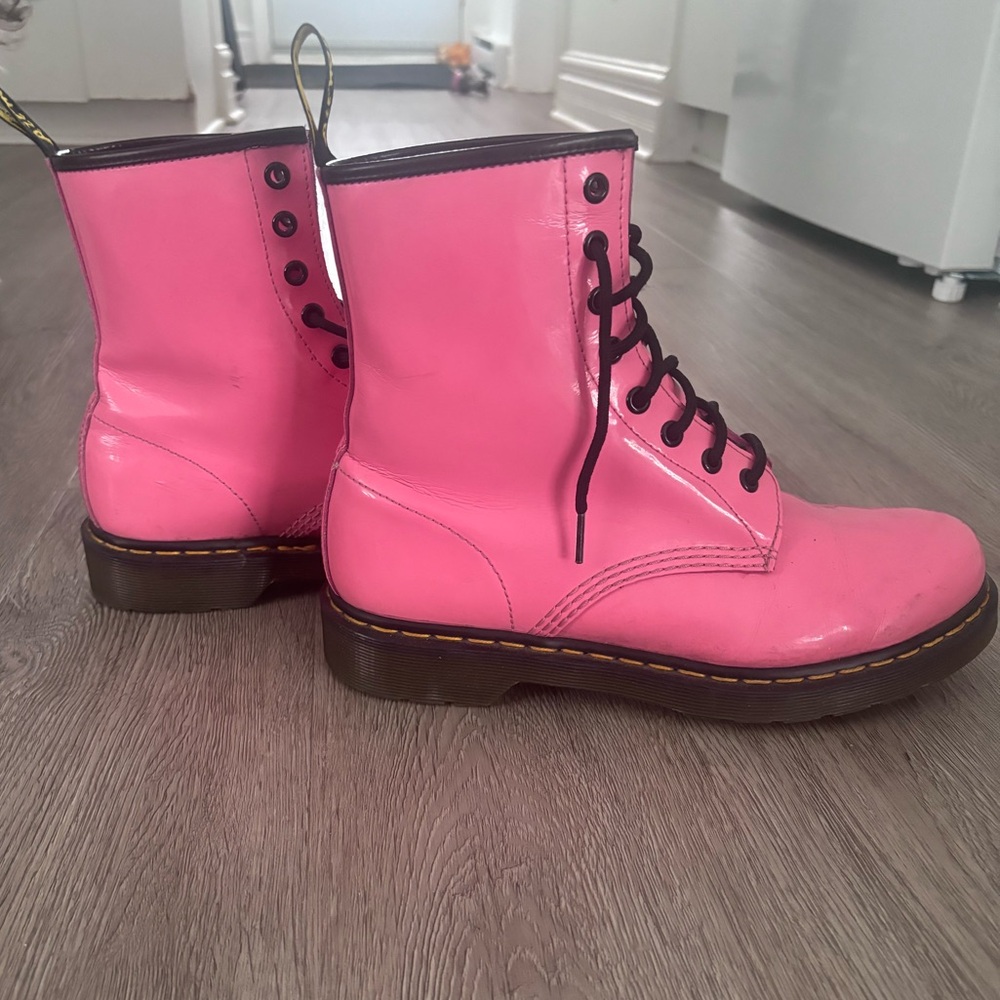 Pink Dr Martens 1460 women size 10